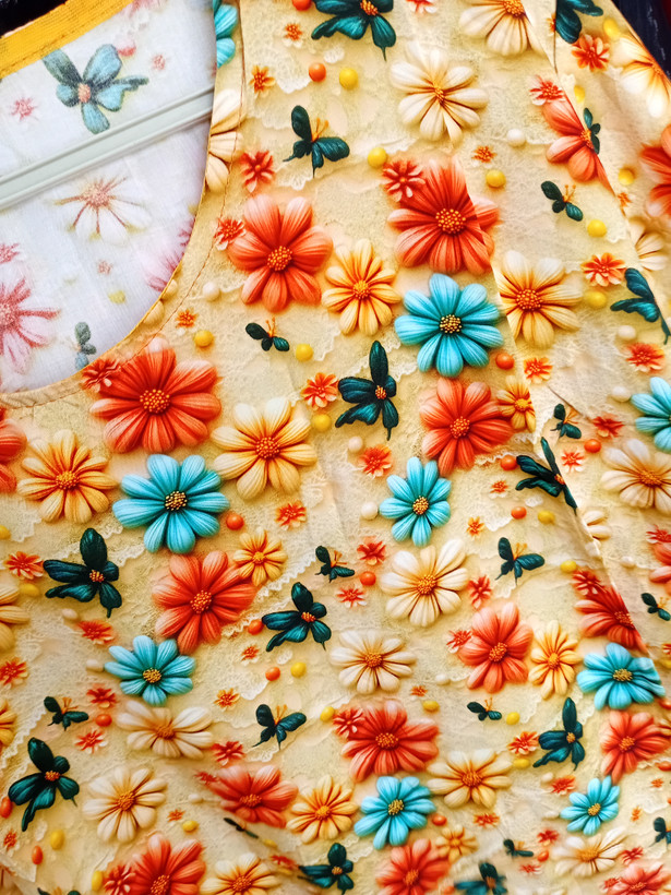 تیشرت نخی ۵ بعدی