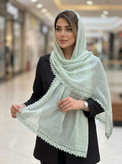 شال مجلسی حریر پفکی وارداتی اورجینال