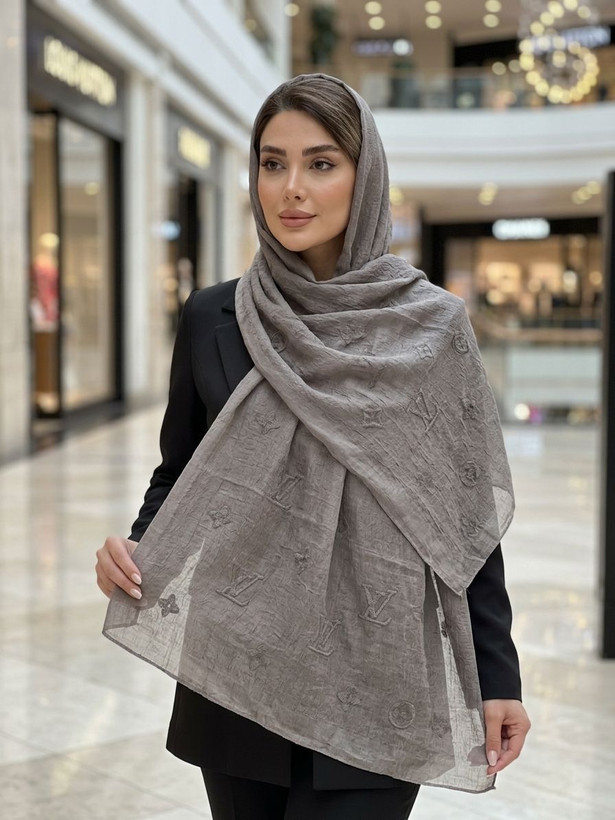 شال مجلسی حریر شیشه ای وارداتی اورجینال
